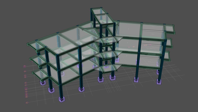 IRREGULAR REINFORCED CONCRETE BUILDING