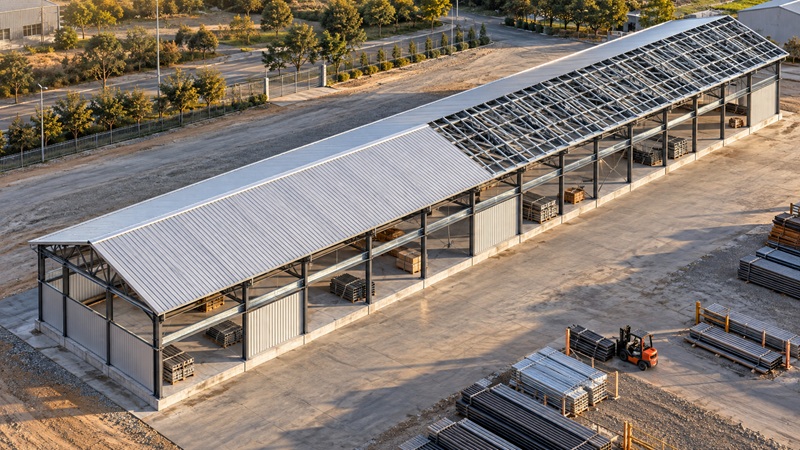 STEEL INDUSTRIAL BUILDING