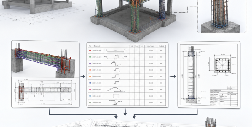 Concrete Detailing Workflow: From Design to Construction Drawings