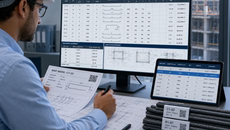 Rebar Traceability: Bar Marks, BBS & Cutting Labels