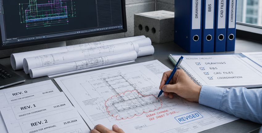 Concrete Drawing Revision Control: Drawings, BBS & CAD Files