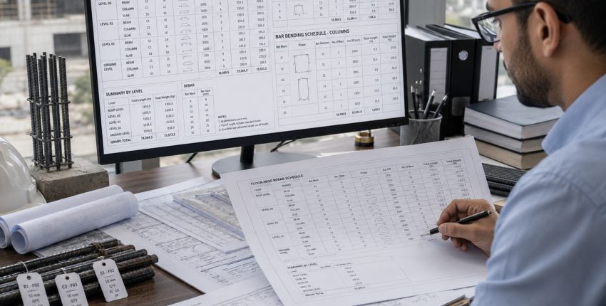 Floor-Based Rebar Schedules: Organize Reinforcement by Level