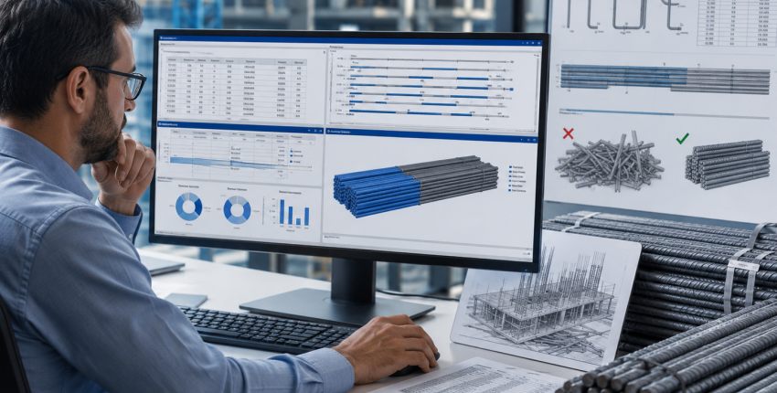 Rebar Cutting Optimization Software: BBS to Cutting Plan