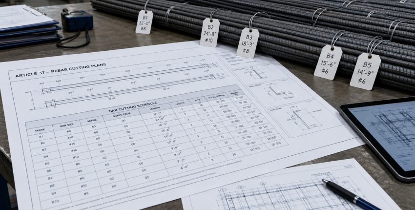 Rebar Cutting Plans: From BBS to Stock-Length Optimization