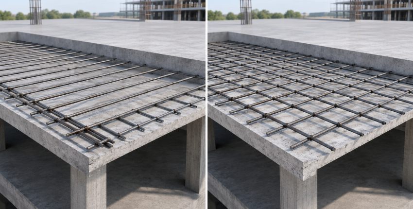 One-Way and Two-Way Slab Reinforcement Drawings