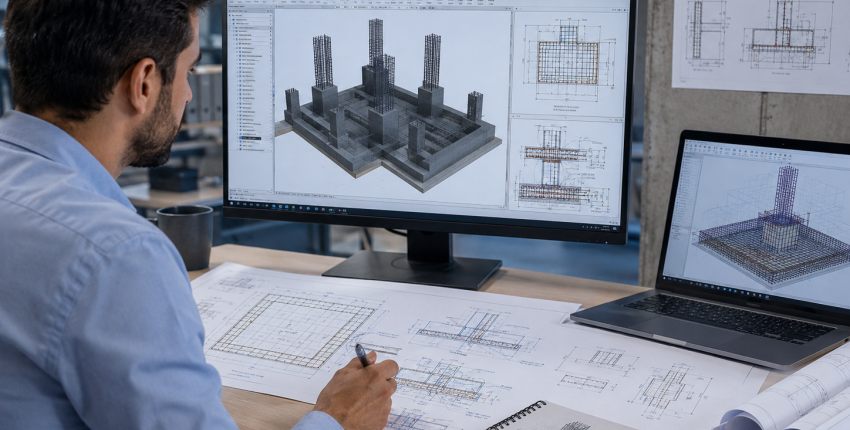 Foundation Detailing Software: Drawings, BBS & Construction Documentation