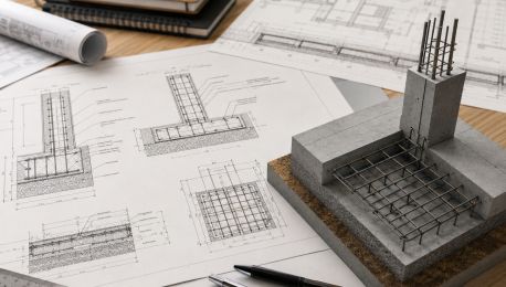Strip Foundation Detailing: Drawings and Reinforcement