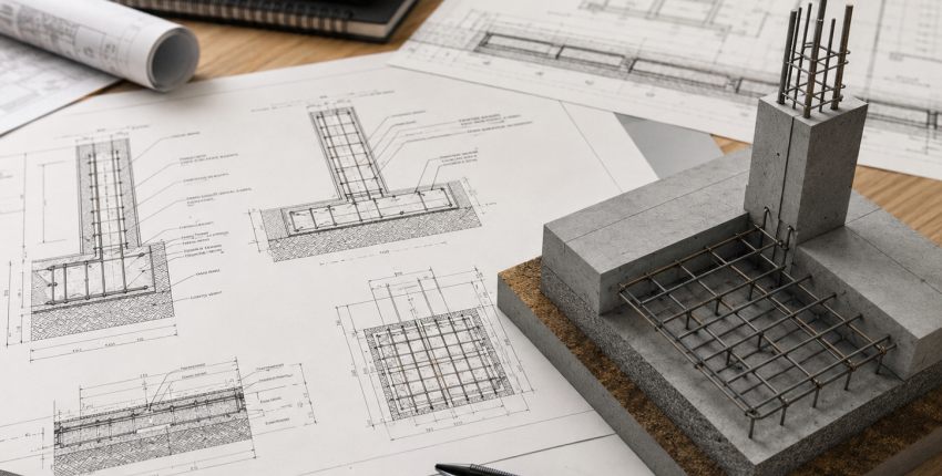 Strip Foundation Detailing: Drawings and Reinforcement