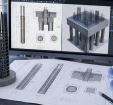 Pile Foundation Drawing Software: Coordinates, Sections & Rebar Details