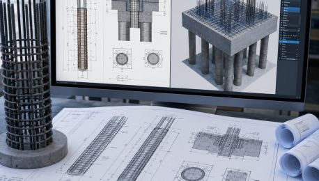 Pile Foundation Drawing Software: Coordinates, Sections & Rebar Details