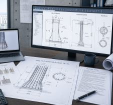 Bell Pile Drawings: Geometry, Sections & Reinforcement Details